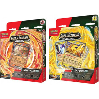 Bandai Pokémon TCG Baraja de Combate Deluxe Ninetales PC50466, varios modelos, español, multicolor