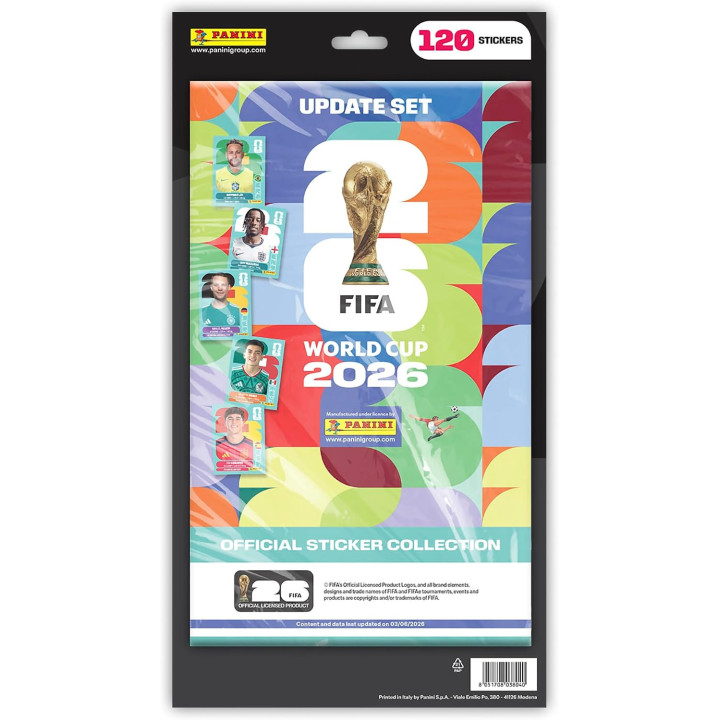 Juego de actualización de la colección de calcomanías de la Copa Mundial de la FIFA 2026