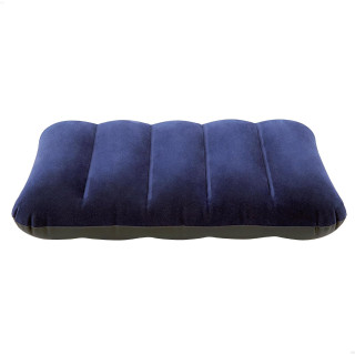 Intex 68672 - Almohada Hinchable flocada, 43 x 28 x 9 cm, Color Azul