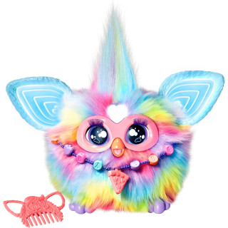 Hasbro Furby Tie-Dye, peluche interactivo con sonido y 600 reacciones