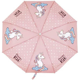 Paraguas plegable Unicornio 52/8 de poliéster pongee