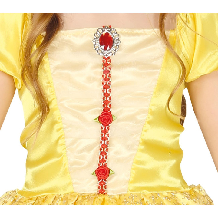 Disfraz Princesa Amarilla para niña, 7-9 años