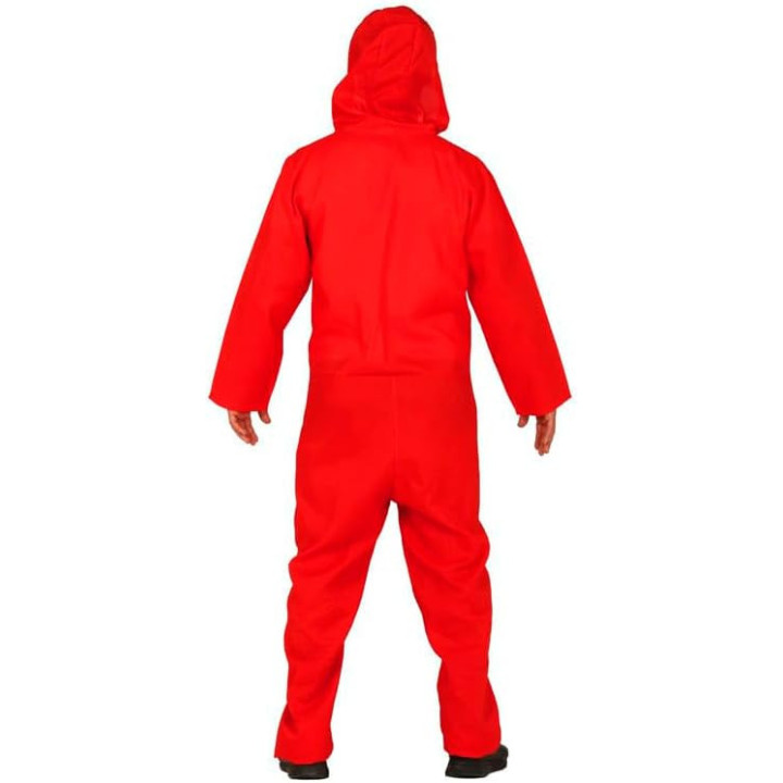 Disfraz Convicto rojo para adulto, talla S (46-48)