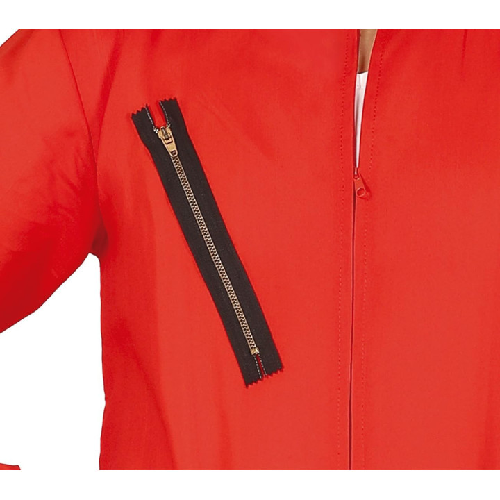Disfraz Convicto rojo para adulto, talla S (46-48)