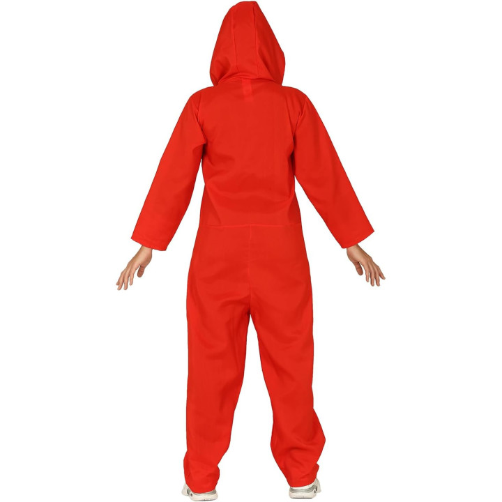 Disfraz Mono Ladrón rojo para mujer, talla XL (44-46)