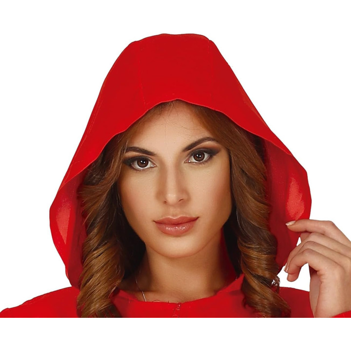 Disfraz Mono Ladrón rojo para mujer, talla XL (44-46)