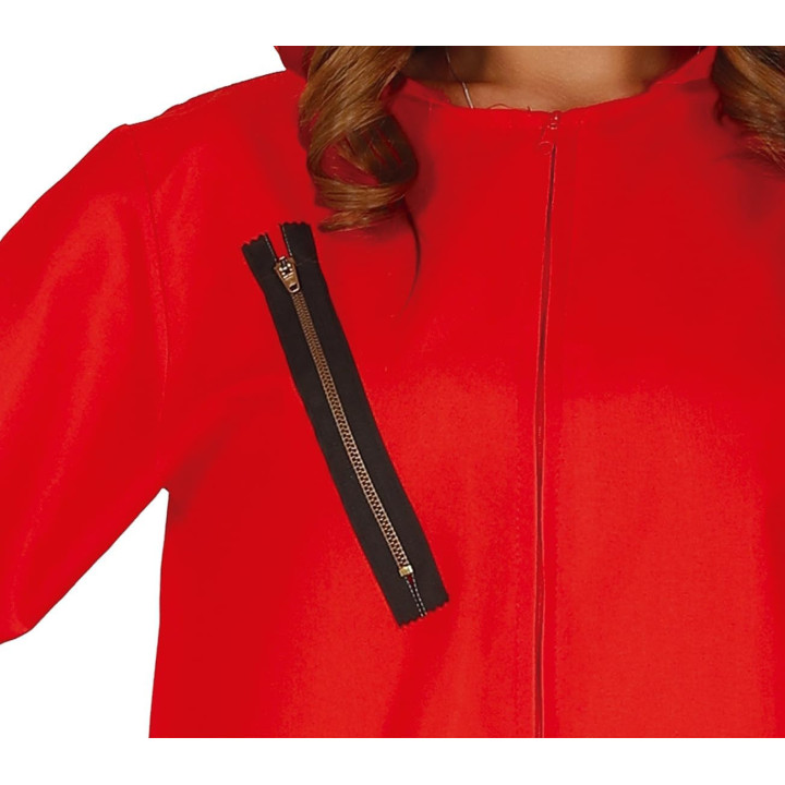 Disfraz Mono Ladrón rojo para mujer, talla XL (44-46)