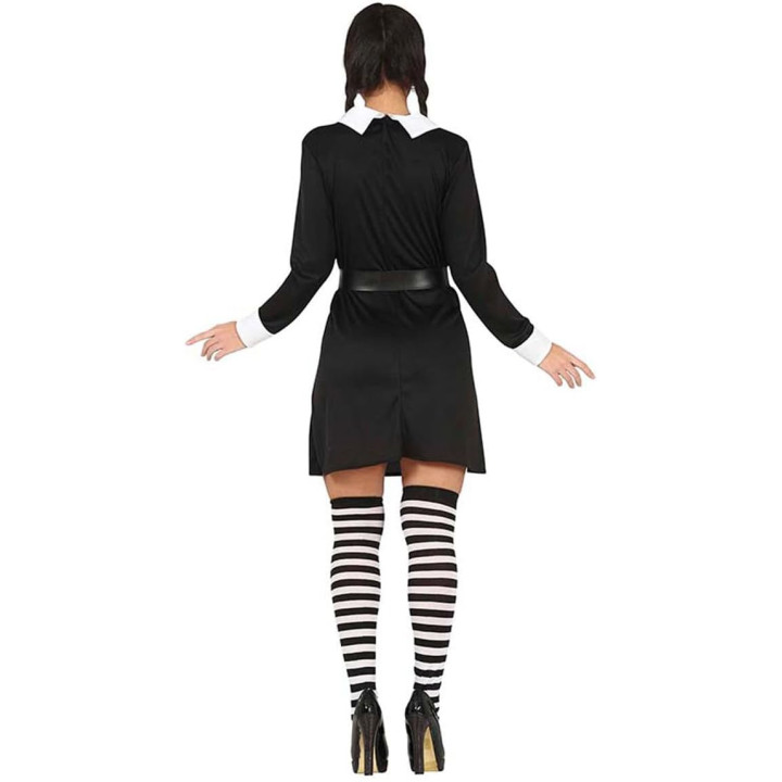 FIESTAS GUIRCA Disfraz de Miércoles Clásico para Mujer, talla L