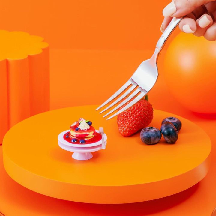 ZURU Mini Brands Create MasterChef S2, pack de 2, mini platos DIY, herramienta UV LED y receta, no comestible