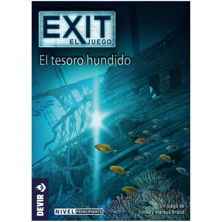 Devir - Exit: El Tesoro Hundido, Español, Juego de Mesa con Amigos, Escape Room