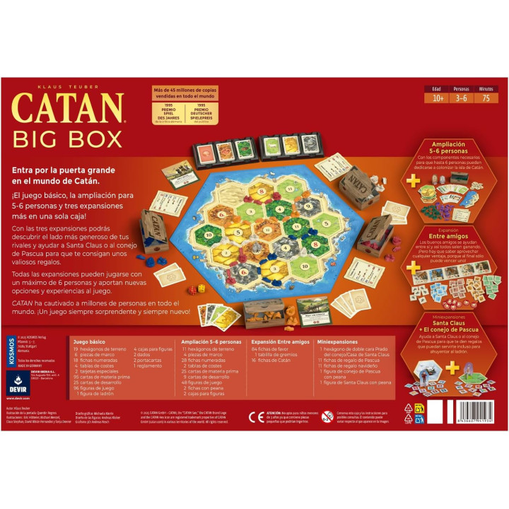 Catan Plus Juego de Mesa