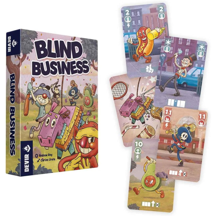 Devir Blind Business - Juego de cartas de faroleo, Devir Pocket