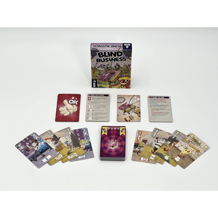 Devir Blind Business - Juego de cartas de faroleo, Devir Pocket
