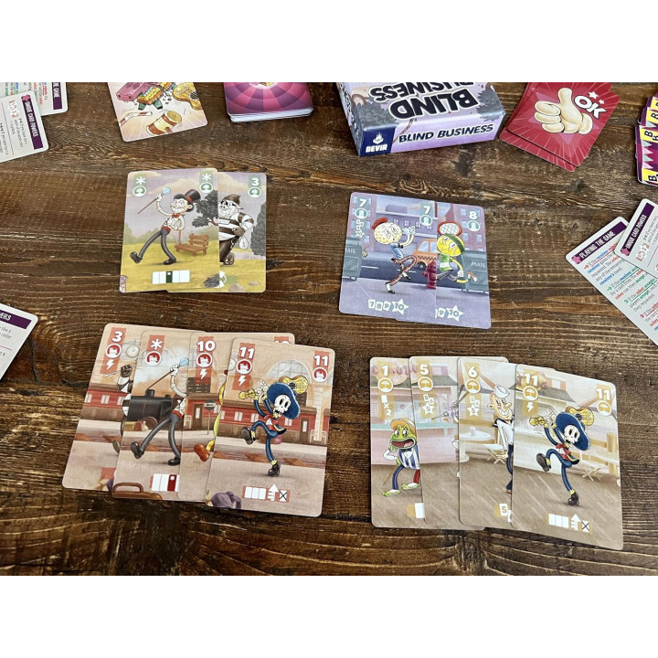 Devir Blind Business - Juego de cartas de faroleo, Devir Pocket