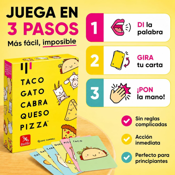 Taco Gato Cabra Queso Pizza