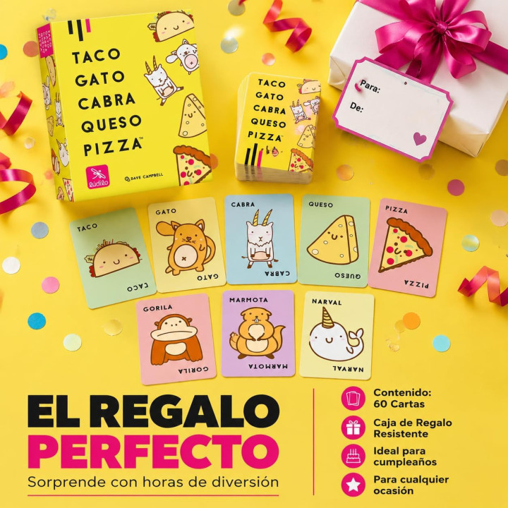 Taco Gato Cabra Queso Pizza