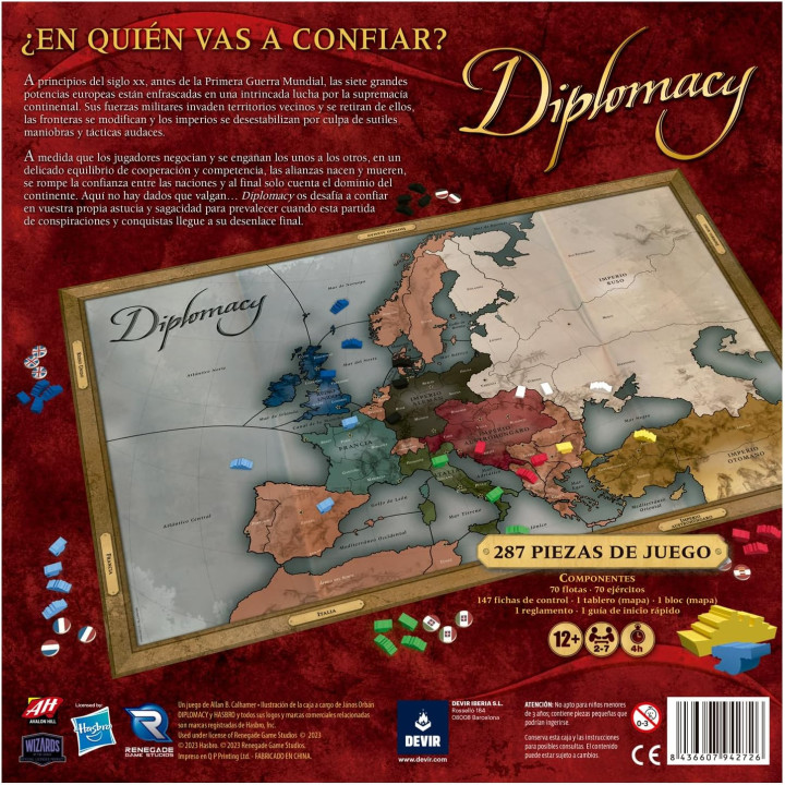 Devir Diplomacy Juego de Mesa en Español