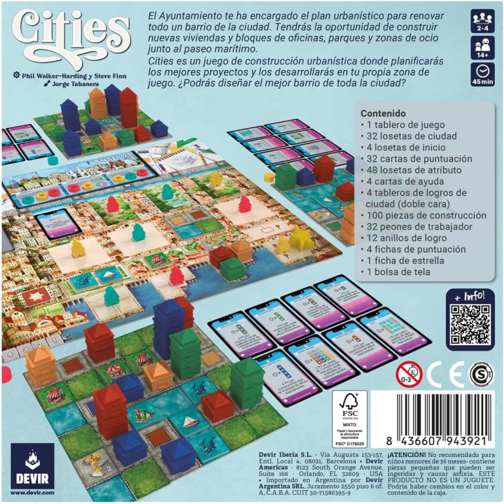 Devir Cities, Juego de Mesa - GBLA