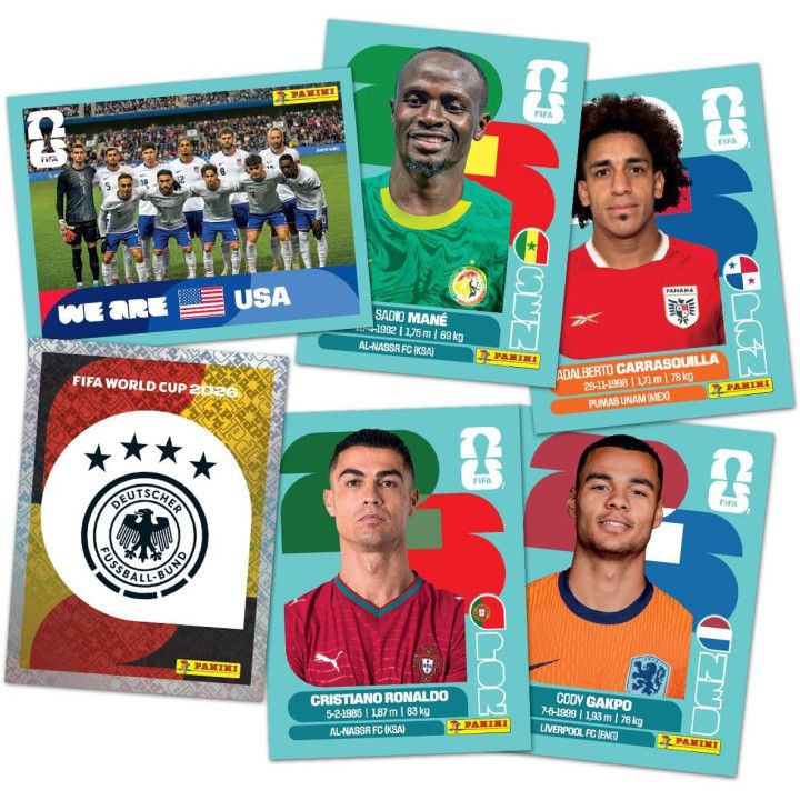 Panini - Colección oficial de pegatinas de la Copa Mundial de la FIFA 2026™ (paquete de caja)