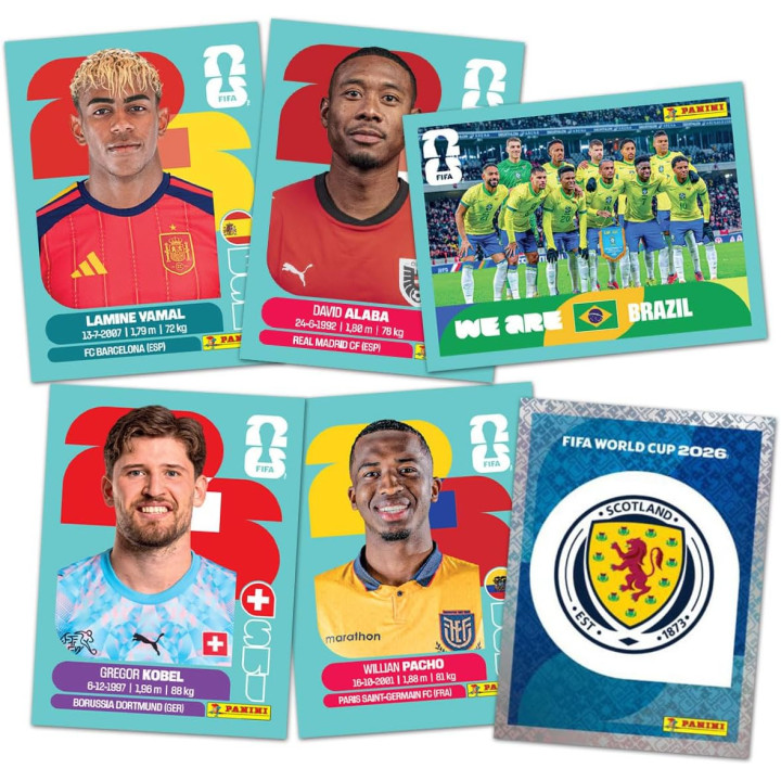 Panini - Colección oficial de pegatinas de la Copa Mundial de la FIFA 2026™ (paquete de caja)