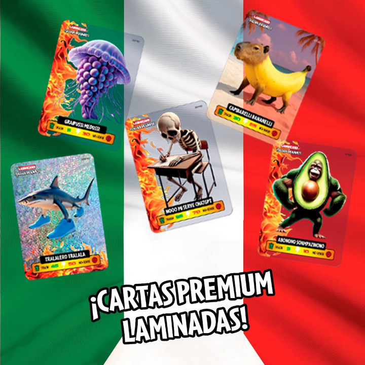 Bizak Italian Brainrot Cartas Laminadas Premium 64394000