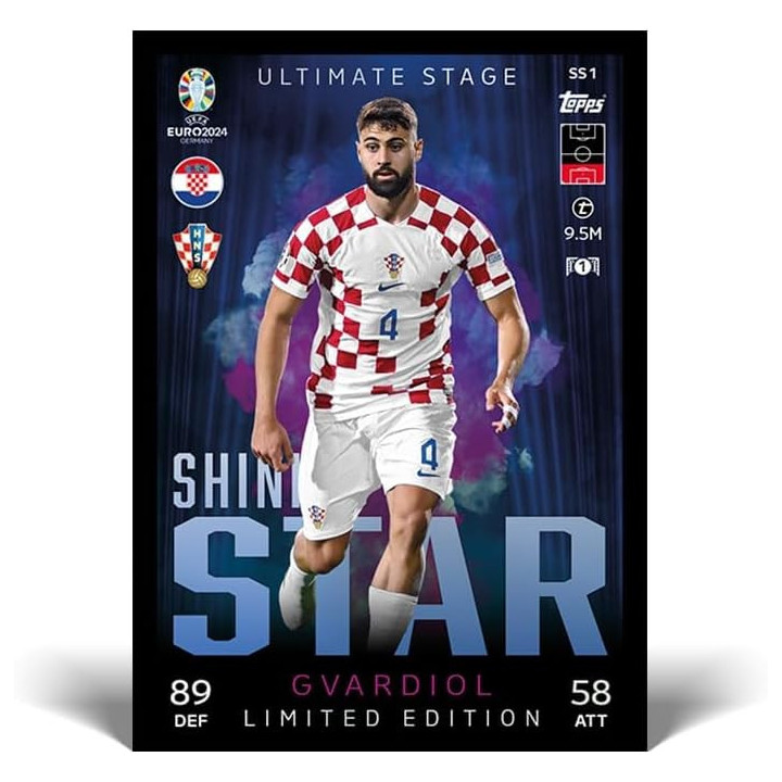 Topps Euro 2024 Match Attax Oficial - Azul