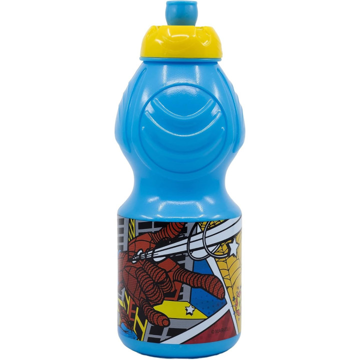 Stor Spiderman Midnight Flyer - Botella Sport infantil de 400 ml, modelo 74732