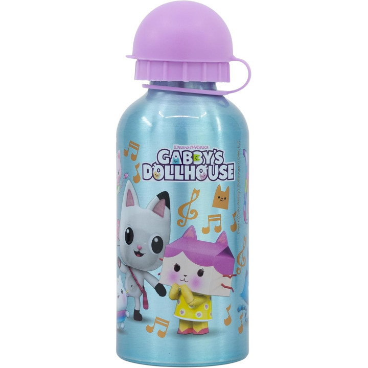 Stor Gabby’s Dollhouse - Botella infantil de aluminio de 400 ml, modelo 21234