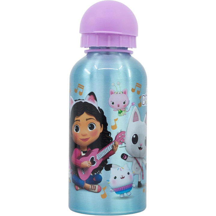 Stor Gabby’s Dollhouse - Botella infantil de aluminio de 400 ml, modelo 21234