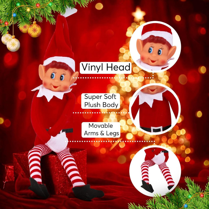 Elves Behavin' Badly - Elfo rojo de 30 cm PMS 13056