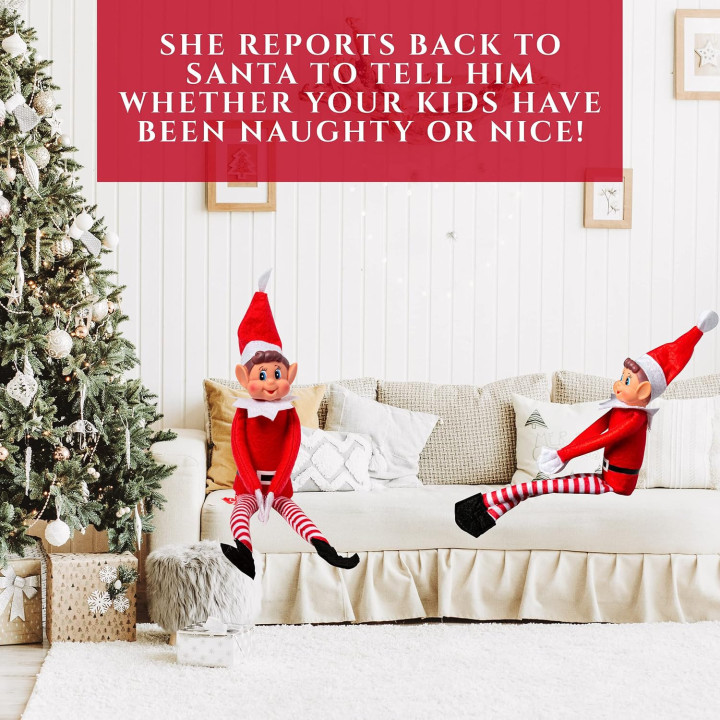 Elves Behavin' Badly - Elfo rojo de 30 cm PMS 13056