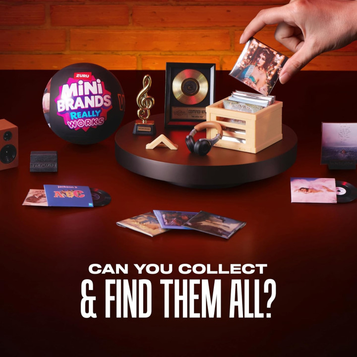 ZURU Mini Brands Mini Vinyls Serie 1, pack de 2 cápsulas