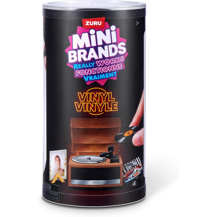 ZURU Mini Brands Mini Vinyls Serie 1, pack de 2 cápsulas