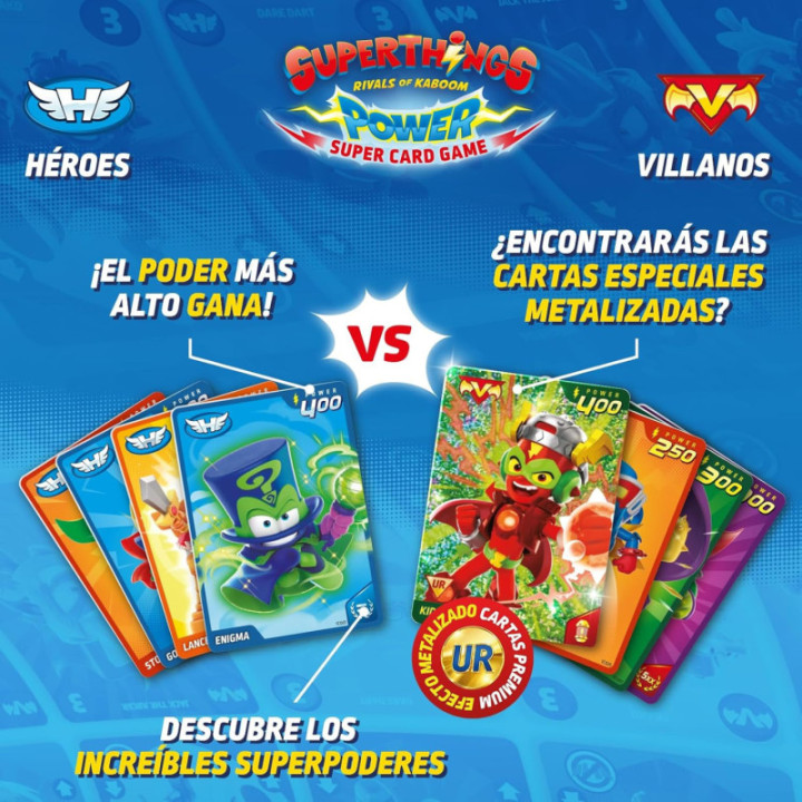 SUPERTHINGS Moto Fighter Multy, moto de combate con figura, carta exclusiva y 3 proyectiles