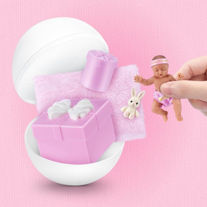 ZURU My Mini Baby Birthday Serie 1, pack de 2 cápsulas sorpresa de cumpleaños