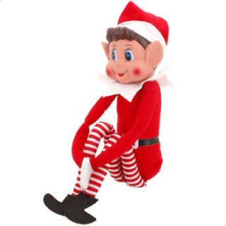COLORBABY Elves Behavin’ Badly, elfo travieso Jumbo de 50 cm, modelo surtido Elfie o Elvie
