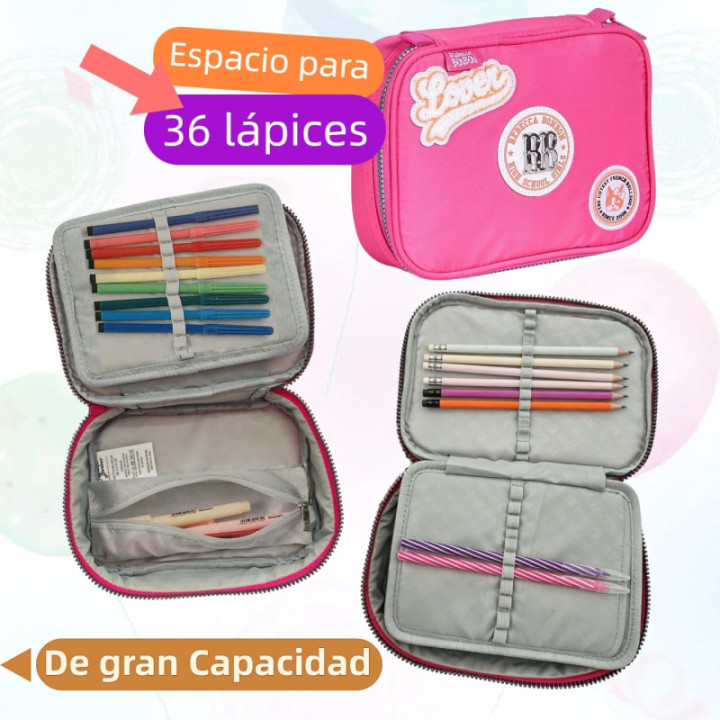 Clio Style x Rebecca Bonbon, estuche organizador de gran capacidad RB24007AZ