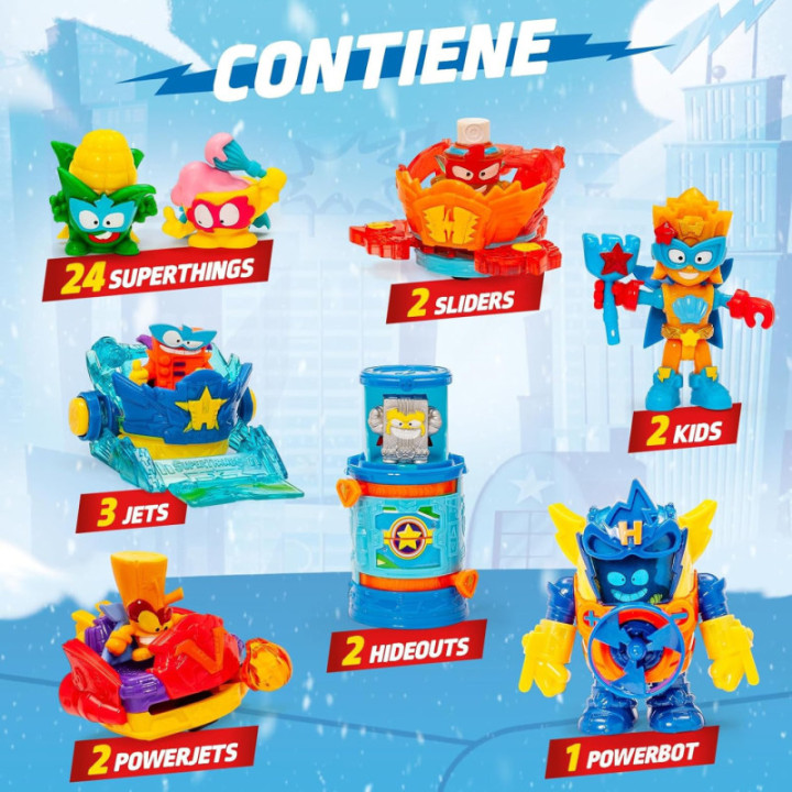 SUPERTHINGS Calendario de Adviento, 24 días de sorpresas con figuras y accesorios