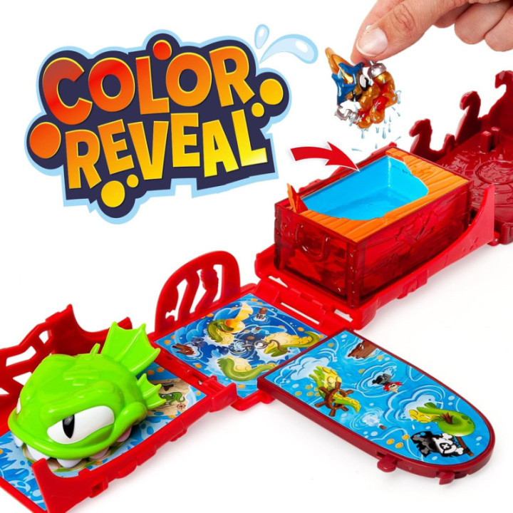 PIRATIX Beast Fortress Kraken, fortaleza con figura Color Reveal y accesorio