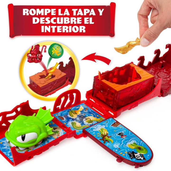 PIRATIX Beast Fortress Kraken, fortaleza con figura Color Reveal y accesorio