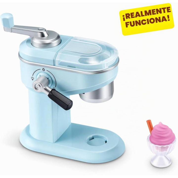ZURU Mini Brands Magic Cook Kitchen Serie 1, máquina de helados en miniatura