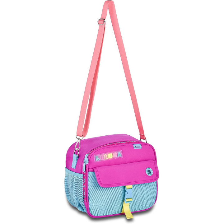 Clio Style bolsa de almuerzo térmica con dos compartimentos, negro, LU24603PT