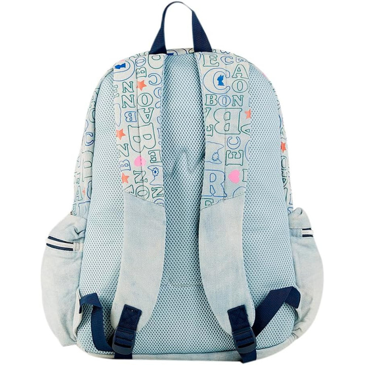 Clio Style x Rebecca Bonbon, mochila escolar de 17 pulgadas, azul claro A, RB3164AC