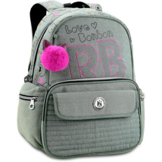 Clio Style x Rebecca Bonbon, mochila escolar de 17 pulgadas, verde A, RB3164VD