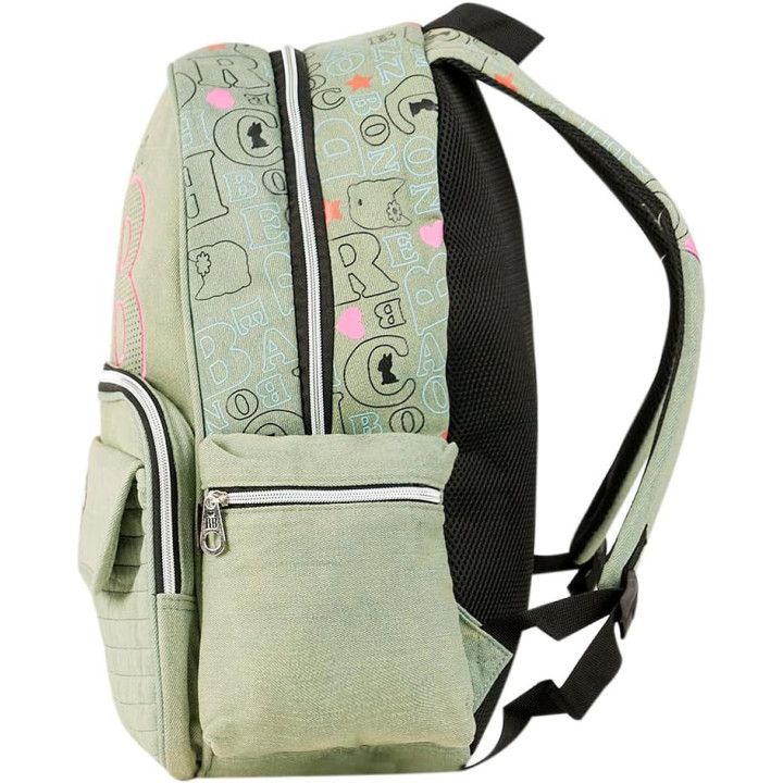 Clio Style x Rebecca Bonbon, mochila escolar de 17 pulgadas, verde A, RB3164VD