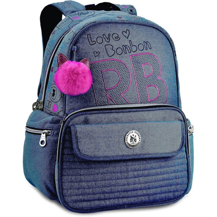 Clio Style x Rebecca Bonbon, mochila escolar de 17 pulgadas, verde A, RB3164VD
