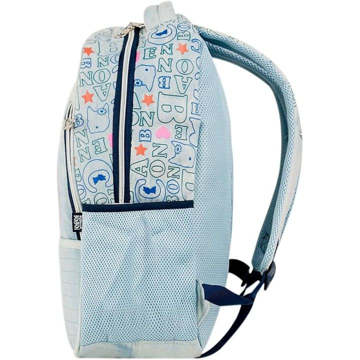 Clio Style x Rebecca Bonbon, mochila escolar de 17 pulgadas, azul claro B, RB3165AC