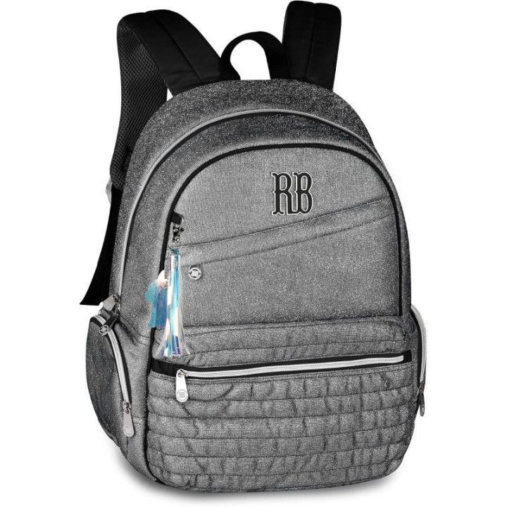 Clio Style x Rebecca Bonbon, mochila escolar rosa de 17 pulgadas, 44 × 33 × 14 cm