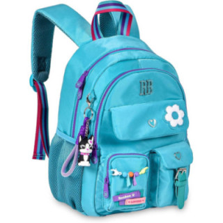 Clio Style x Rebecca Bonbon, mochila mini azul de 34 × 25,5 × 10,5 cm