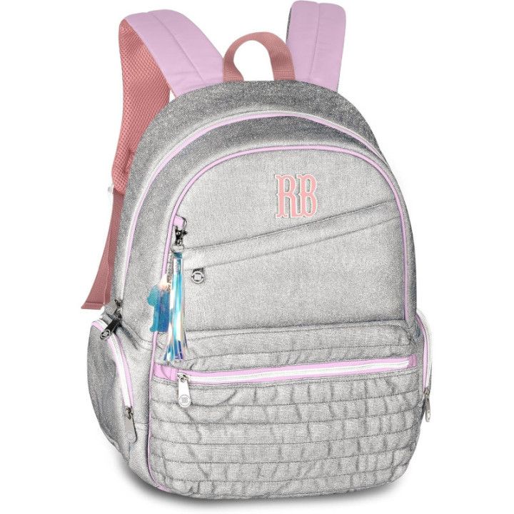 Clio Style x Rebecca Bonbon, mochila escolar azul de 17 pulgadas, 44 × 33 × 14 cm